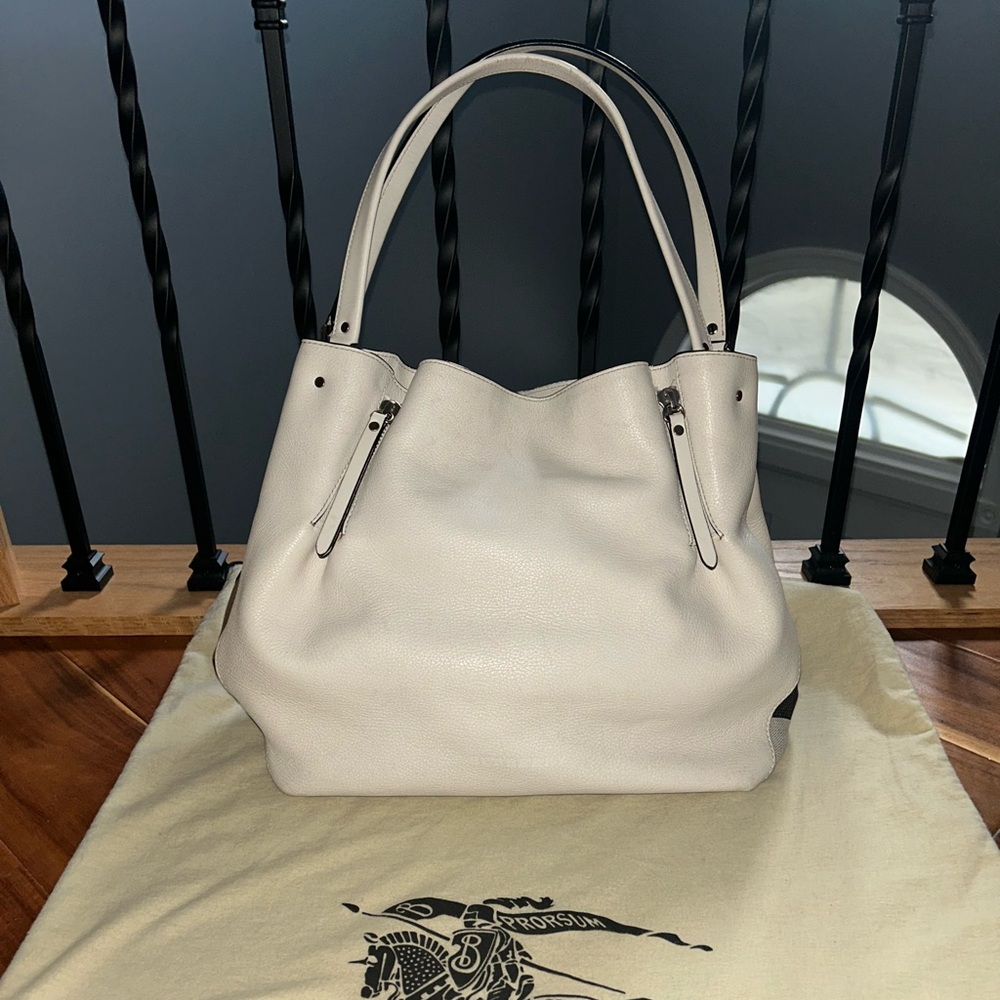 Burberry Maidstone Canvas Check Tote